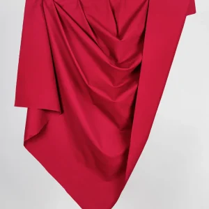 Midweight Core Collection Organic Cotton Canvas - Fire Red - Swatch