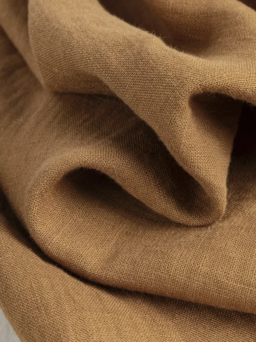 Midweight European Linen - Caramel – Image 2