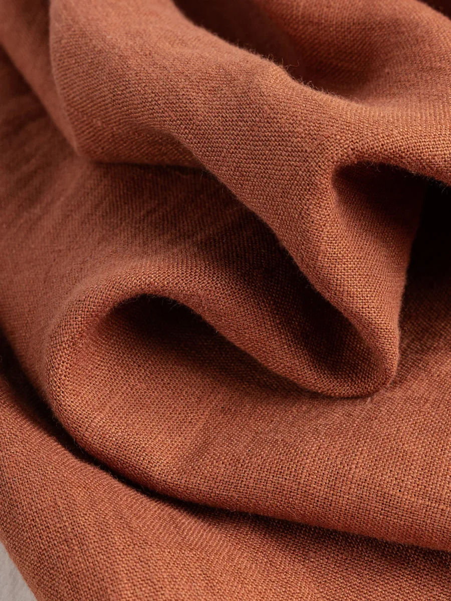 Midweight European Linen - Copper – Image 8