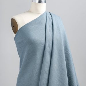 Midweight European Linen -  Light Teal - Swatch