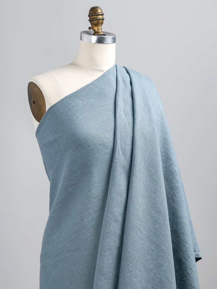 Midweight European Linen -  Light Teal - Swatch