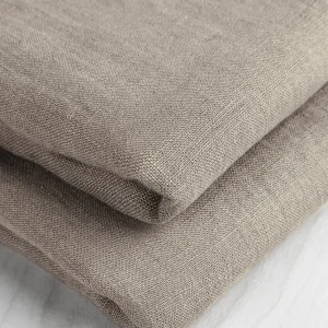 Midweight European Linen - Taupe - Swatch