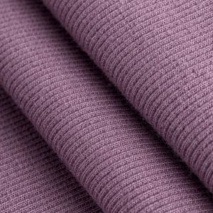 Midweight Organic Cotton 2x1 Rib Knit Deadstock - Mauve