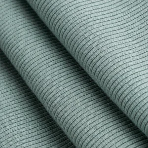 Midweight Organic Cotton 2x1 Rib Knit Deadstock - Sage