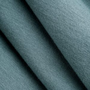 Midweight Organic Cotton Spandex Jersey Knit Deadstock - Teal