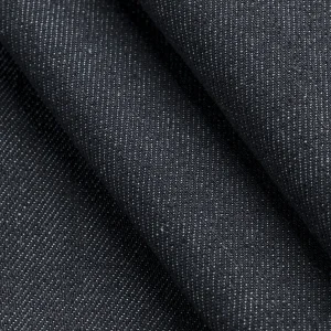 Midweight Slight Stretch Cotton Denim Deadstock - Dark Indigo