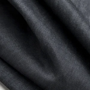 Midweight Slight Stretch Cotton Denim Deadstock - Dark Indigo - Swatch