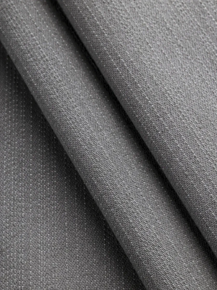 Midweight Slight Stretch Slub Denim Deadstock - Silver