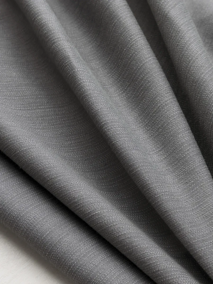 Midweight Slight Stretch Slub Denim Deadstock - Silver – Image 3