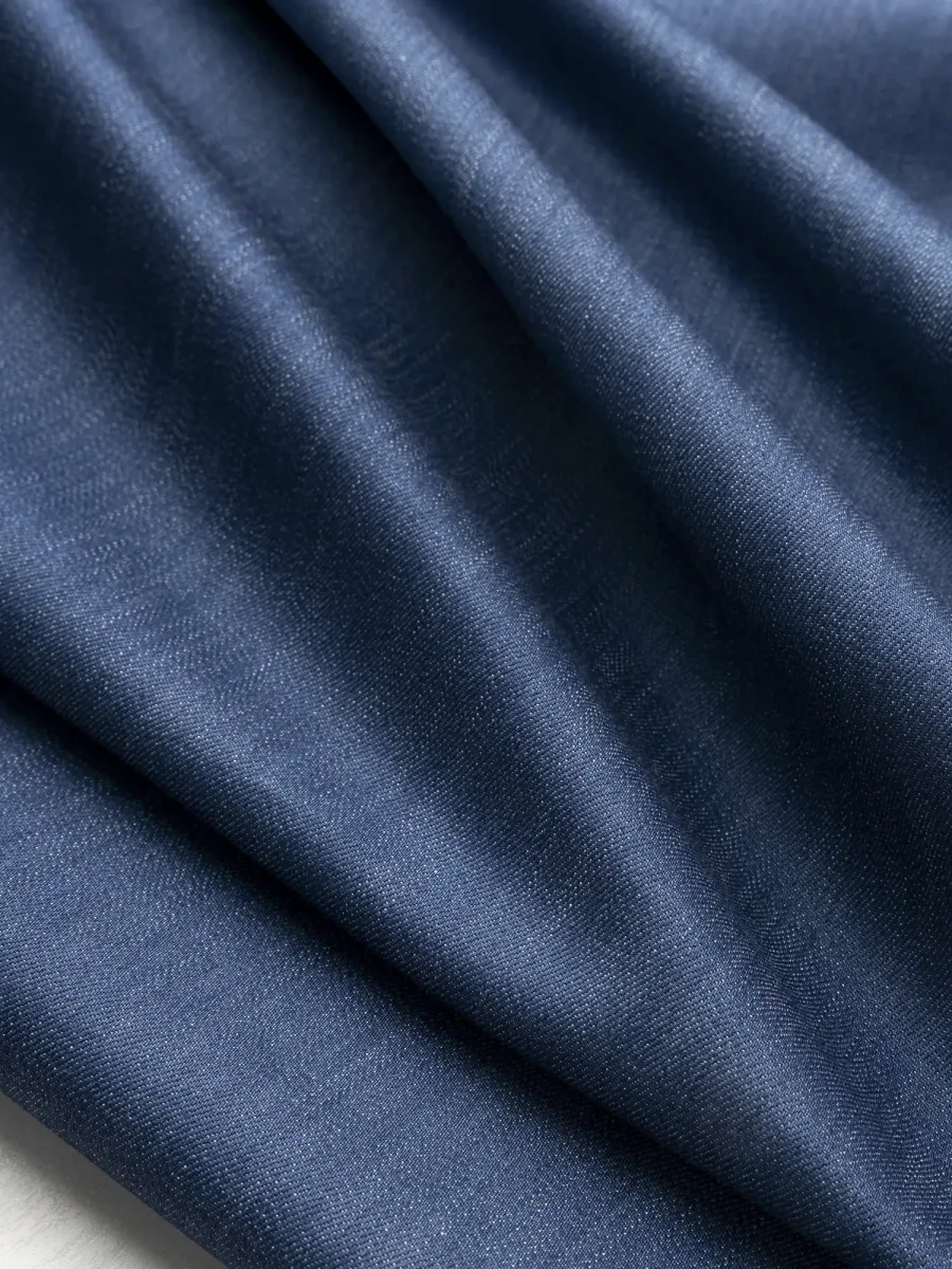 Midweight Stretch Denim Deadstock - Mid Blue – Image 3