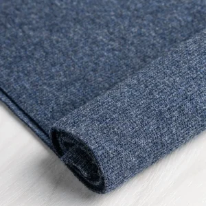 Bamboo/Cotton 2x2 Baby Rib - Heather Blue