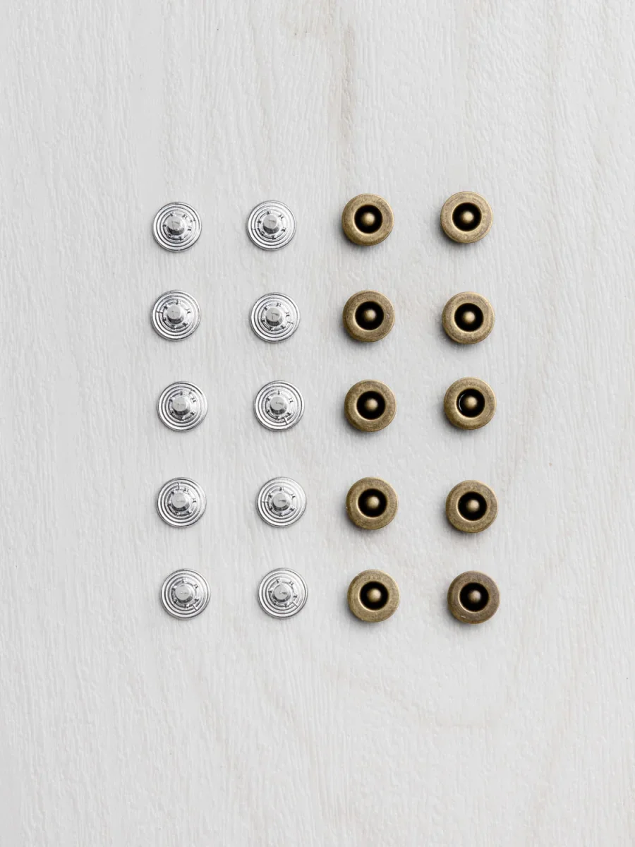 9mm Jeans Rivets - 10 Pack