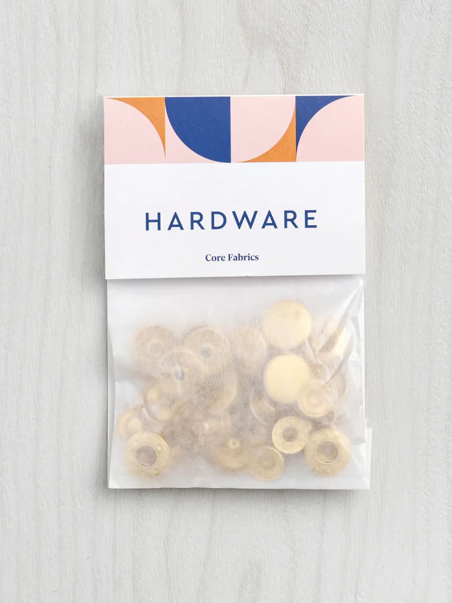 15mm Gold Spring Snaps - 10 Pack – Image 3