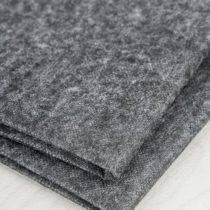 Recycled Lightweight Fusible Non-Woven Interfacing - Charcoal