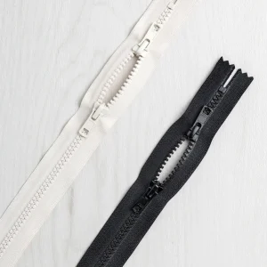 30" Closed-End YKK Head-to-Head Zipper with Vislon Teeth