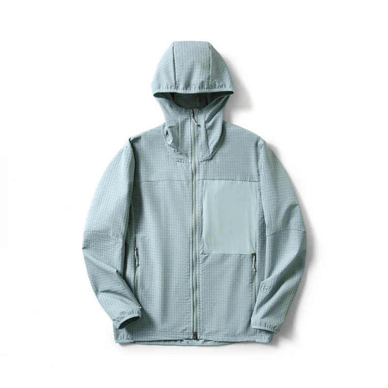 Veste à capuche sport zippée homme, poche poitrine – Image 9