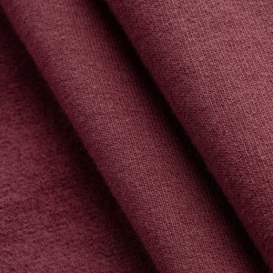 Organic Cotton Fleece - Bordeaux