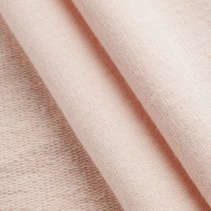 Organic Cotton French Terry - Soft Pink