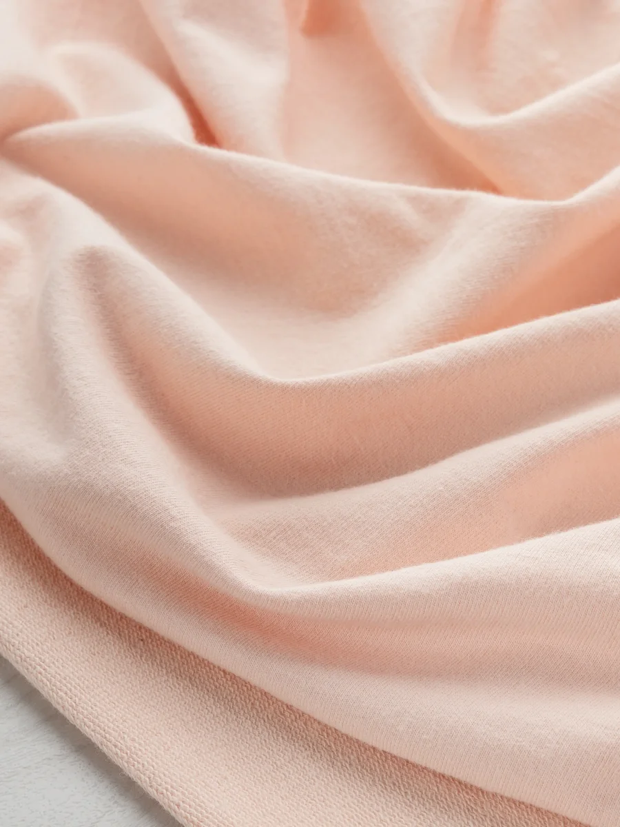 Organic Cotton French Terry - Soft Pink – Image 4
