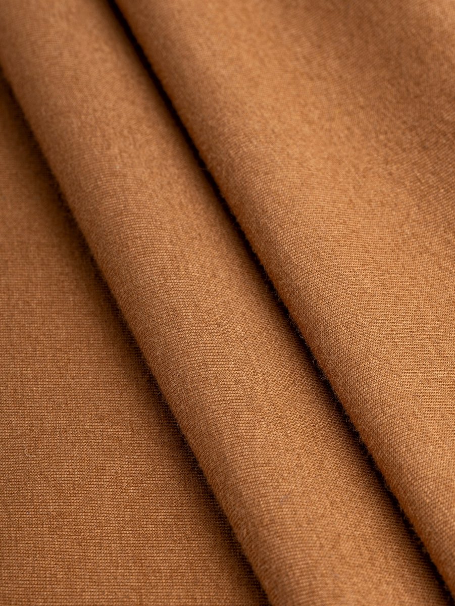 Organic Cotton Spandex Jersey - Caramel – Image 2