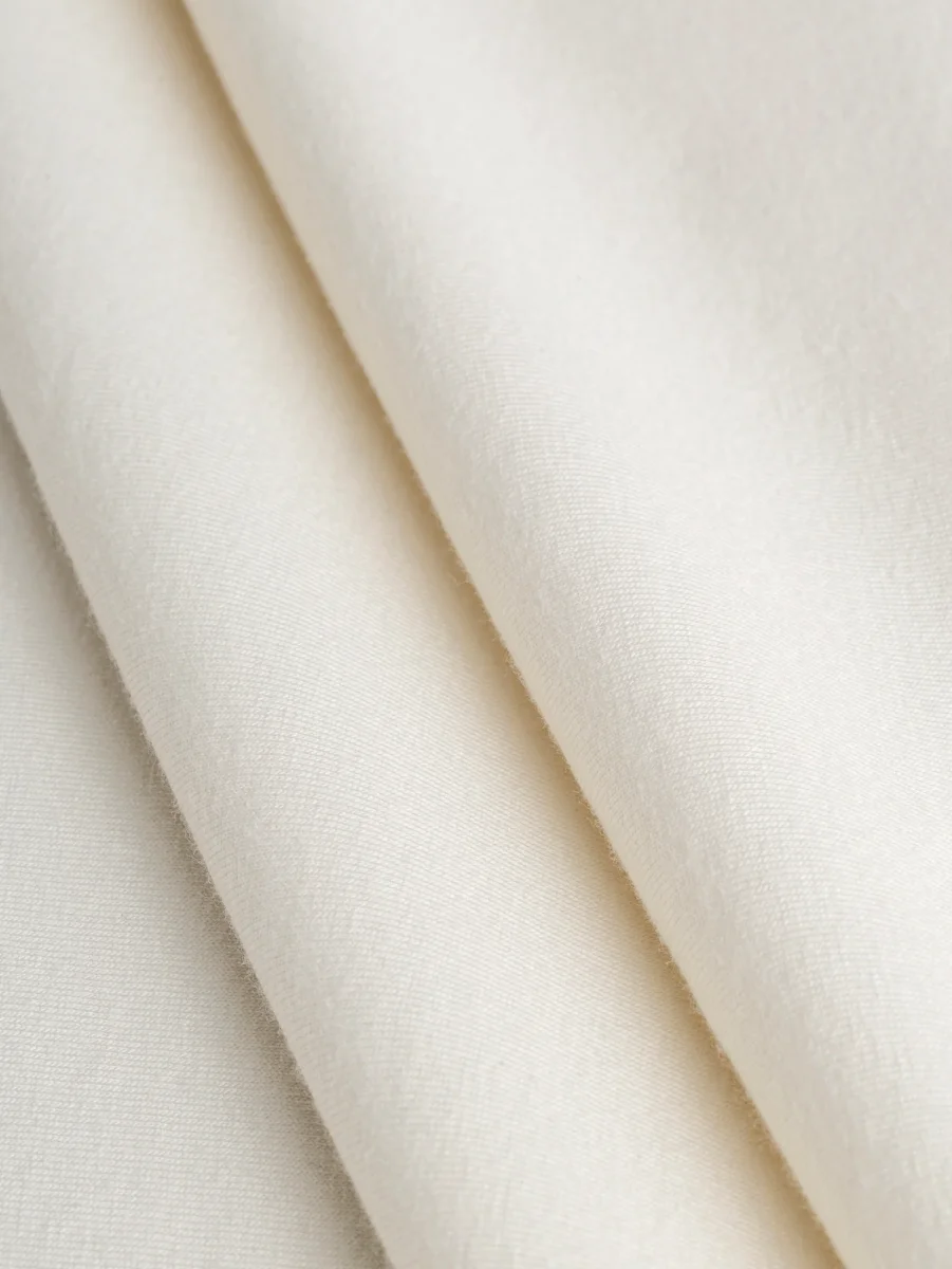 Organic Cotton Spandex Jersey - Cream – Image 2