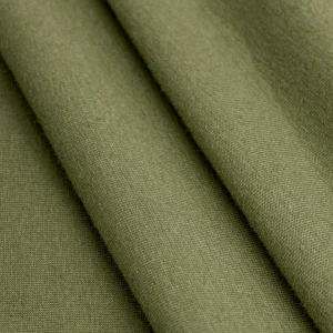 Organic Cotton Spandex Jersey - Olive