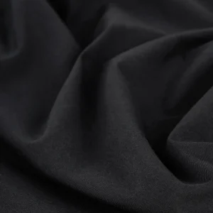 Organic Cotton Spandex Jersey Knit - Black