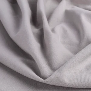 Organic Cotton Spandex Jersey Knit - Cloud