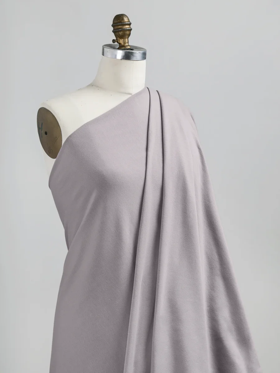 Organic Cotton Spandex Jersey Knit - Cloud – Image 3