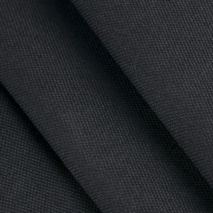 Organic Cotton Stretch Canvas - Black