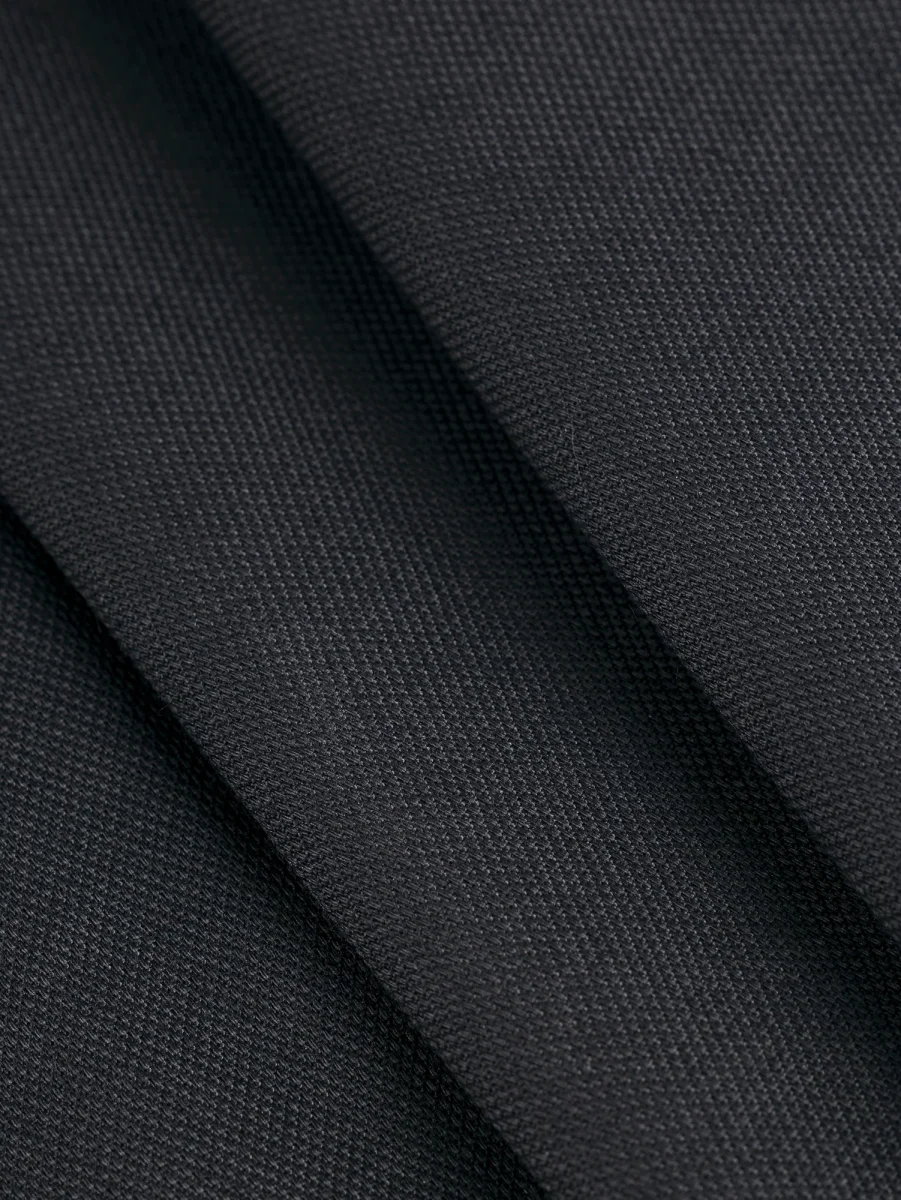 Organic Cotton Stretch Canvas - Black – Image 2