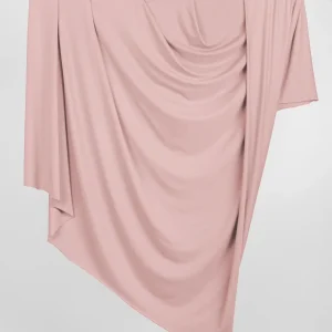 Organic Cotton + Tencel Stretch Knit Jersey - Dusty Rose - Swatch