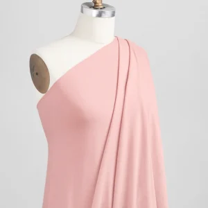 Organic Cotton + Tencel Stretch Knit Jersey - Light Pink - Swatch