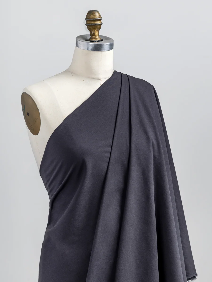 Organic Cotton Voile - Black – Image 3