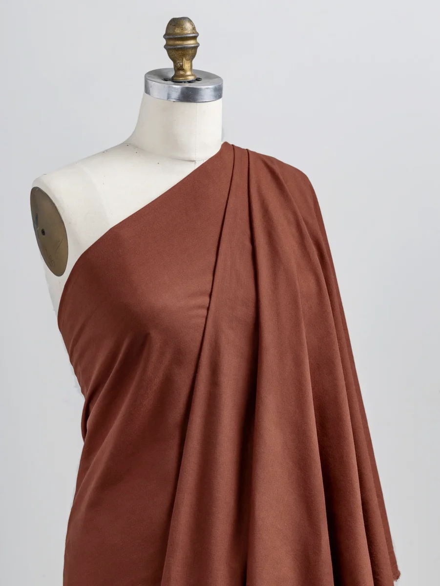 Organic Cotton Voile - Chestnut – Image 3