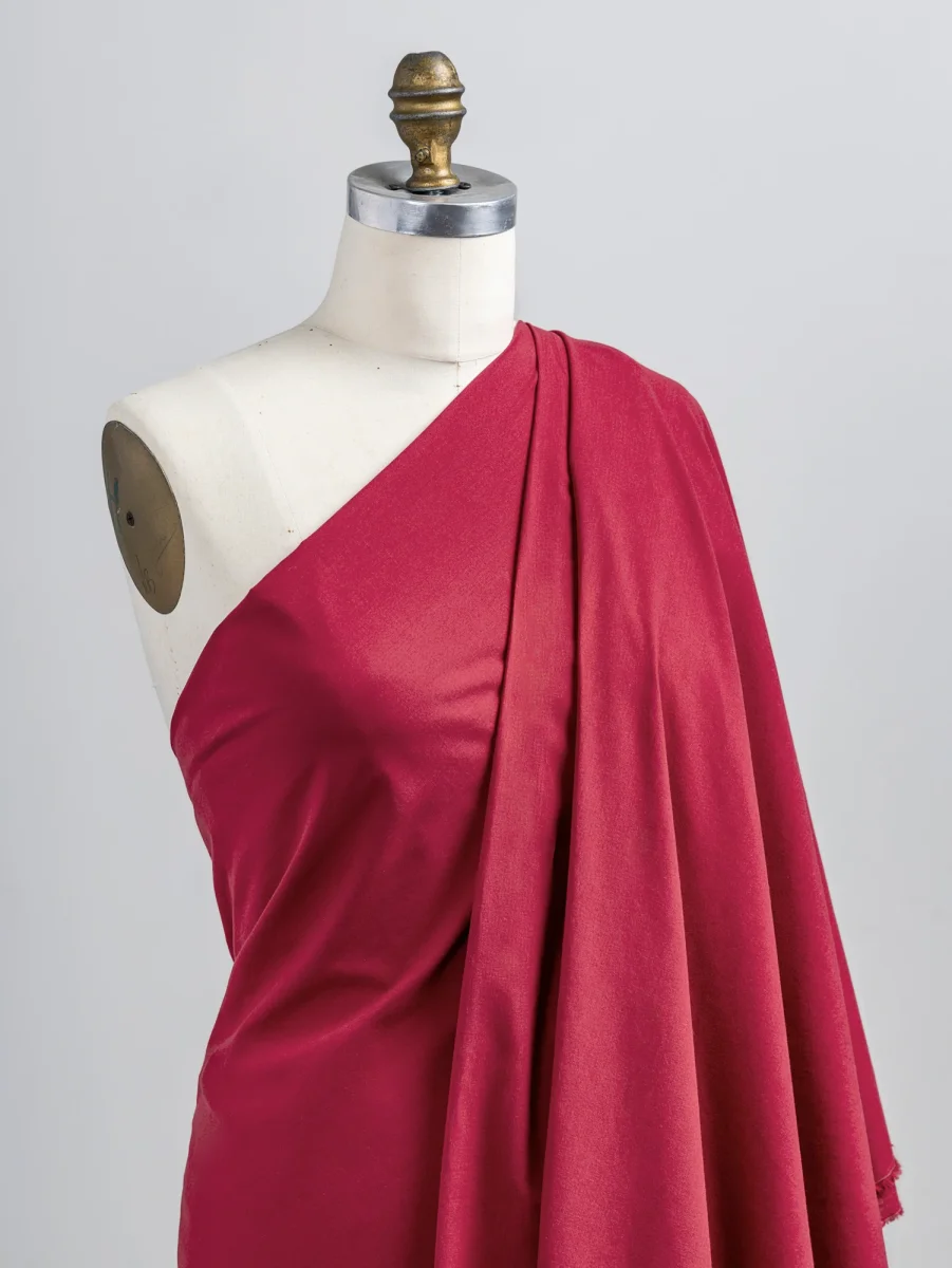 Organic Cotton Voile - Red – Image 3