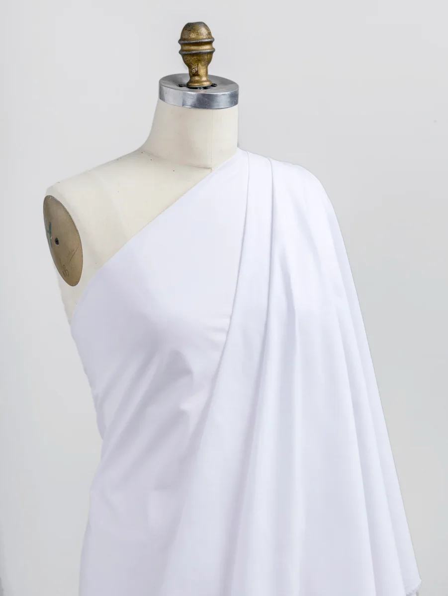Organic Cotton Voile - White – Image 3