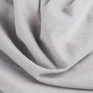 Organic Cotton Washed Jersey Knit - Cloud