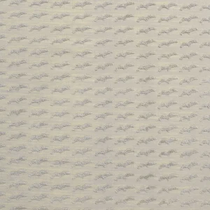 Patterned French Terry Knit Deadstock - Heather Grey + Yellow - Swatch