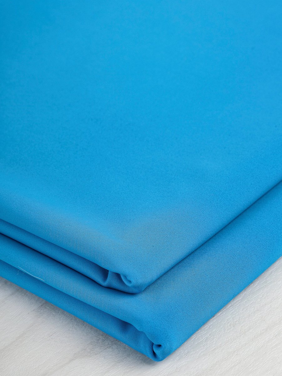 Performance Knit Deadstock - Cerulean Blue – Image 3