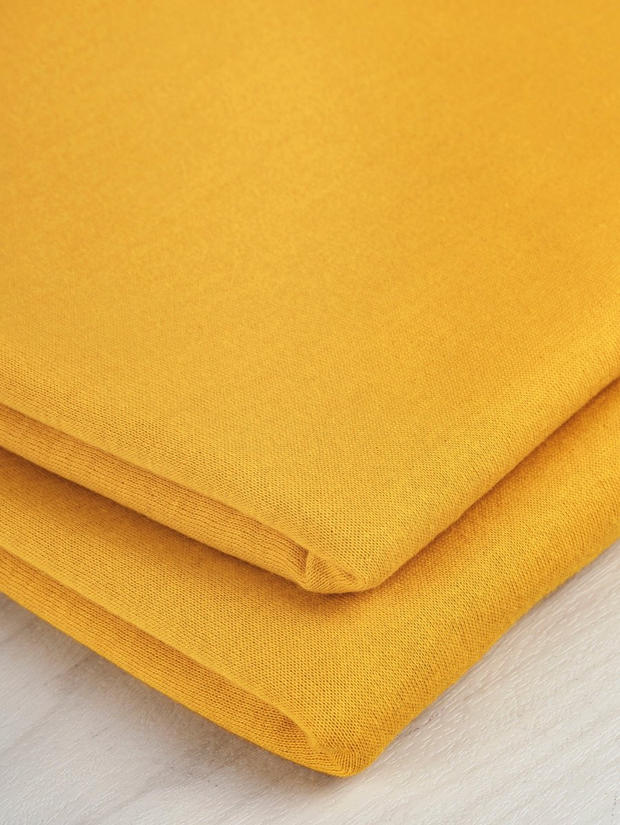 Pointelle Double Knit Deadstock - Mango – Image 3