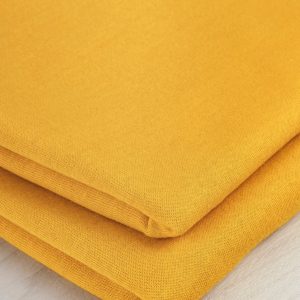 Pointelle Double Knit Deadstock - Mango - Swatch