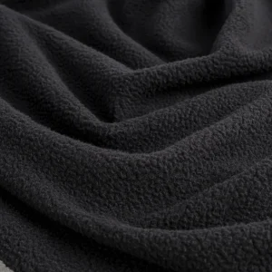 Polartec Thermal Pro Sherpa Deadstock - Black - Swatch