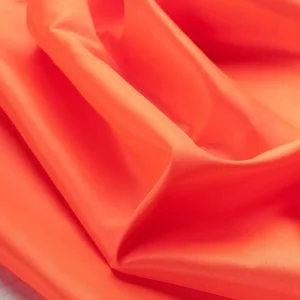 Polyester Lining Deadstock - Bright Orange - Swatch