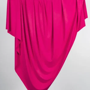 Recycled Nylon Spandex Swimwear Fabric - Vibrant Fuchsia - Swatch