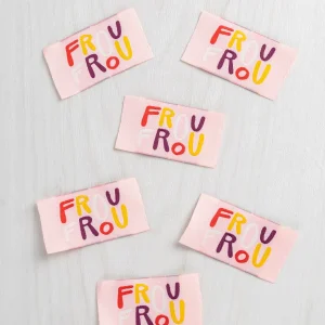 Core Fabrics Sewing Labels: 6 pack - Frou Frou