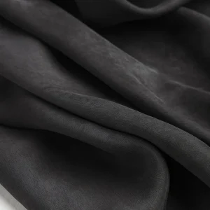 Sandwashed Cupro - Black