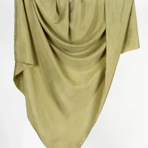 Sandwashed Cupro - Leaf Green - Swatch