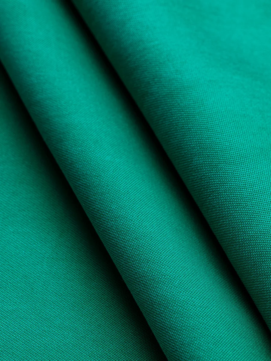 Sandwashed Cupro Deadstock - Emerald Green