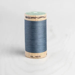 Scanfil Organic Cotton 50wt Thread 500 yards - Aegean Blue 4819